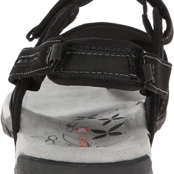 Merrell Terran Convertible II Sandals Comfort Sandals in Black Suede Size 6 - Picture 3 of 12